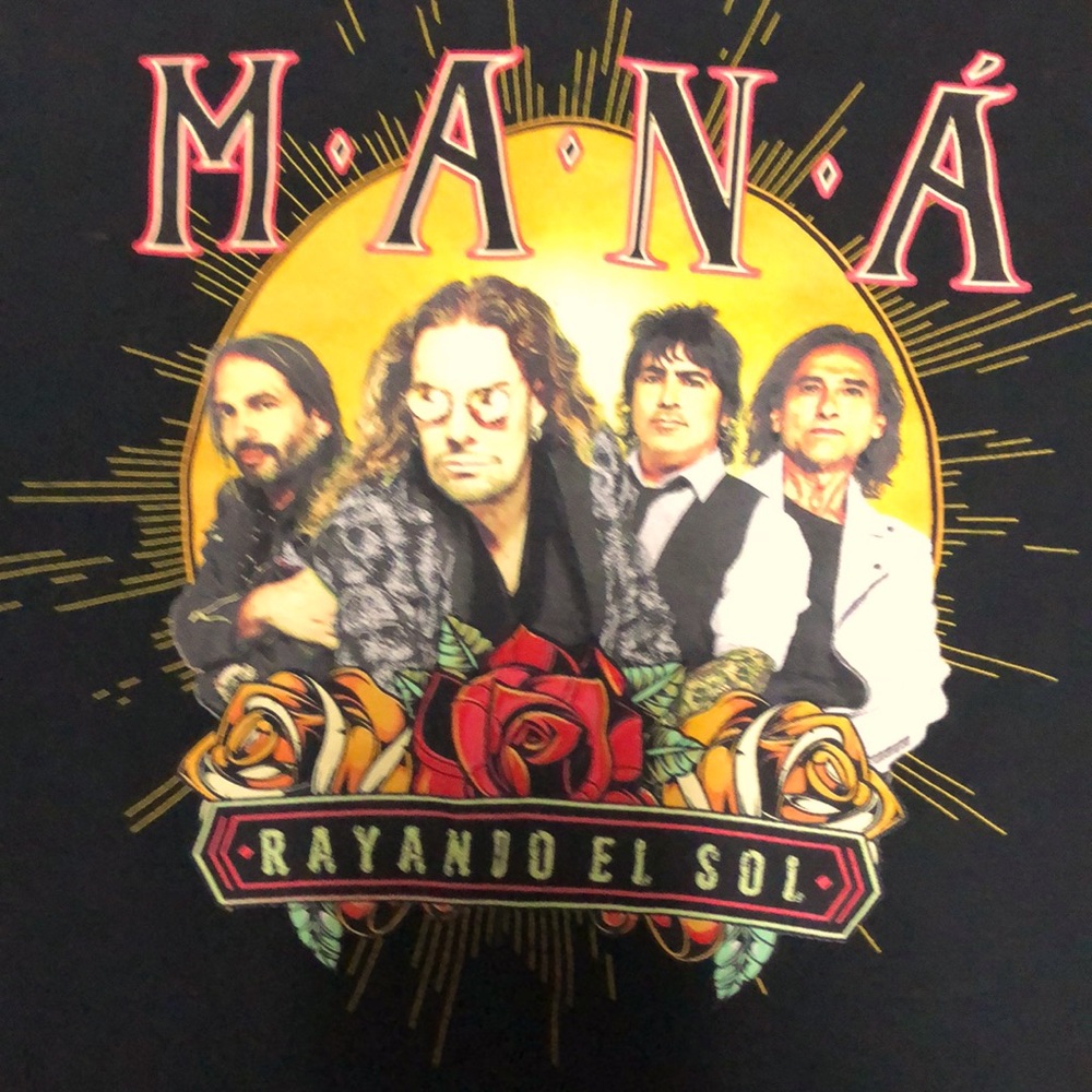 MANÁ “RAYANDO EL SOL TOUR” 1988 UNISEX T-SHIRT SIZE 2X - Picture 2 of 9